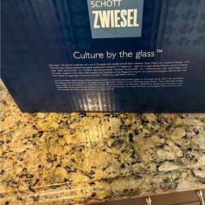 Schott Zwiesel Blue and White Glassware Box